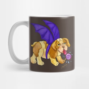 Sweet Halloween Bulldog Bat Mug